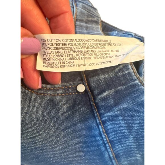 NWT FDJ French Dressing Jeans Sz 4 Embroidered High Rise Stretch Jeggings Travel - Picture 10 of 10